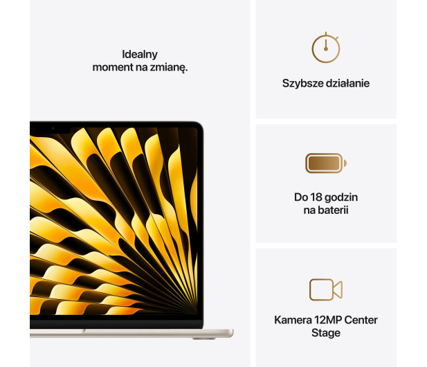 Apple MacBook Air M4/24GB/1TB/Mac OS Księżycowa Poświata 10R GPU - 1324218 - zdjęcie 11